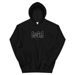 back bar hoodie (black)